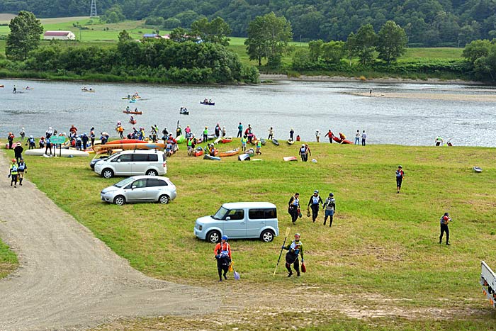 天塩川川の駅「中の島」音威子府村カヌーポート