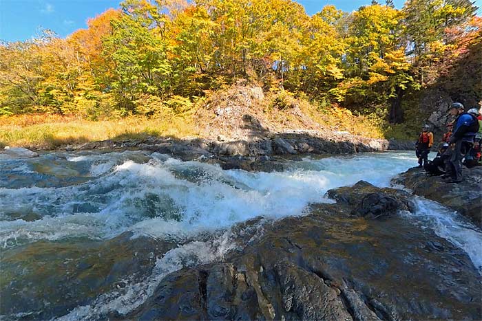 沙流川の川下り