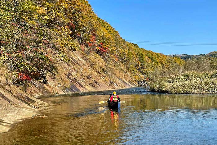 後志利別川の川下り