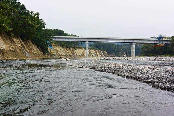 歴舟川のダウンリバー