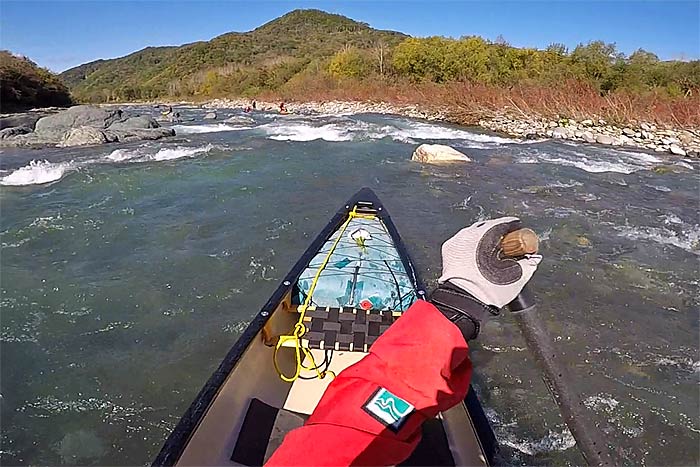 沙流川アッパーのダウンリバー