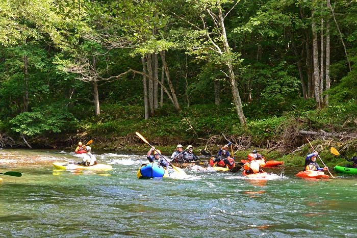 シーソラプチ川のダウンリバー