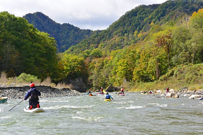 沙流川のダウンリバー