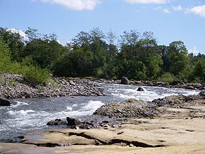 二叉の瀬（下流から）