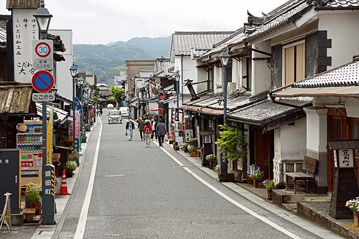 日田市豆田町の町並み