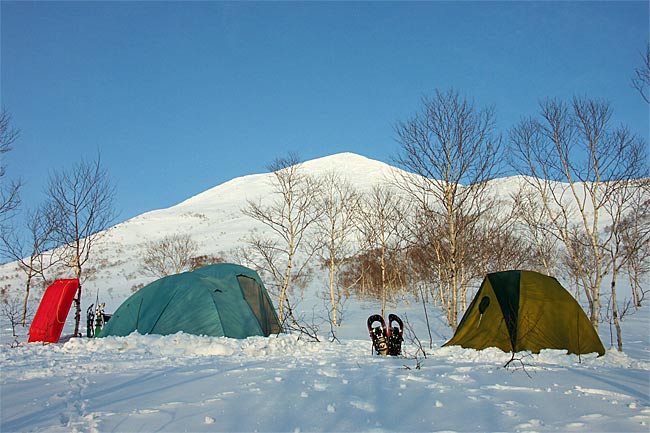 雪中キャンプ