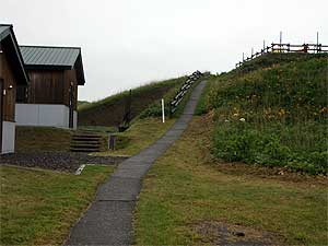 焼尻島白浜野営場