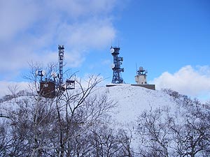 紋別岳山頂