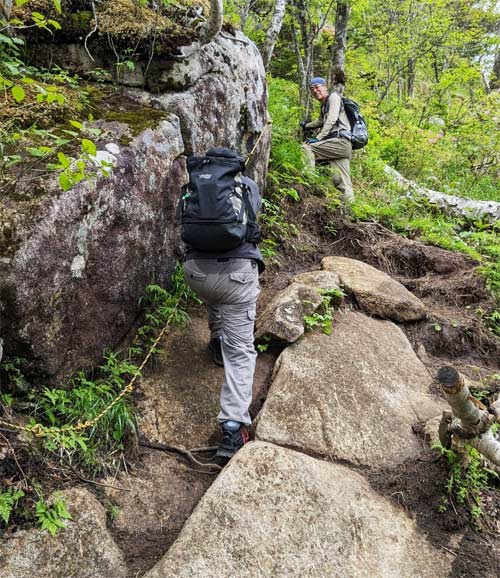 剣山登山